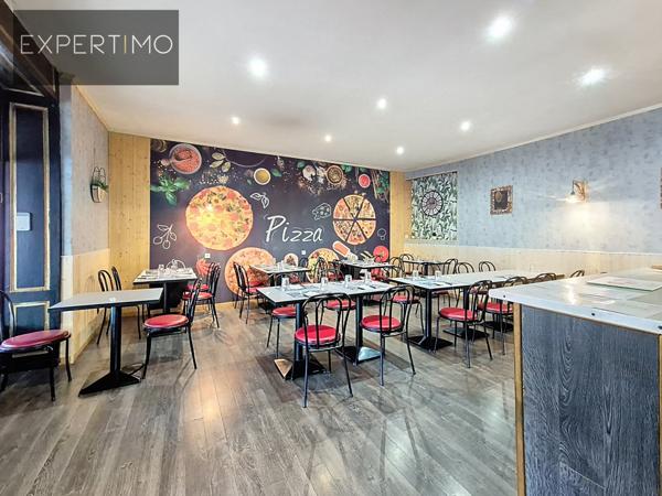 Cransac (12110) Cransac-les-Thermes – Pizzeria équipée au feu de bois + 2 appartements – Ensemble complet (murs)