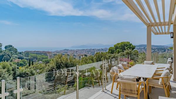 Belle villa moderne vue mer