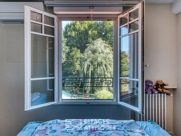 Maison de charme avec belle pièce de vie, piscine et triple garage