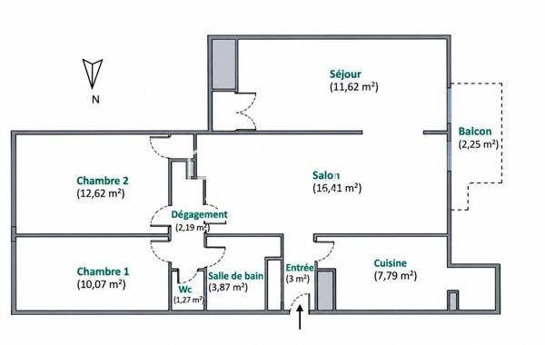DERNIER ETAGE ( 4 eme )