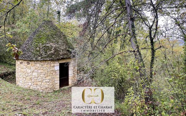 Cénac-et-Saint-Julien (24250) Propriété contemporaine en pierre avec gîtes et piscine.