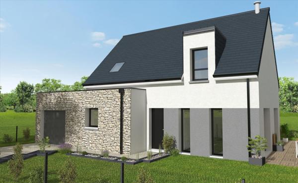 Terrain + Maison à vendre 6 pièces - 106 m²