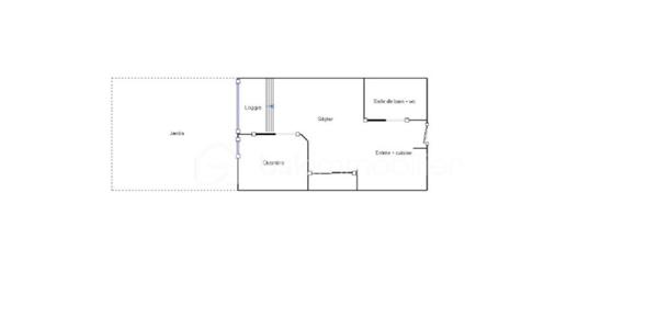 Appartement de 27,04 m²