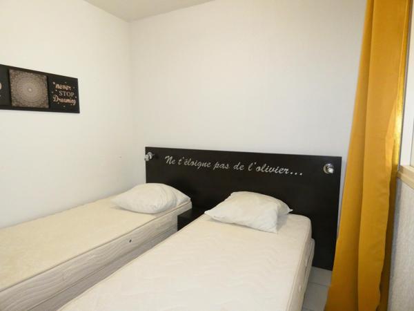 Appartement avec terrasse de 36.14m² libre de bail dans résidence de vacance