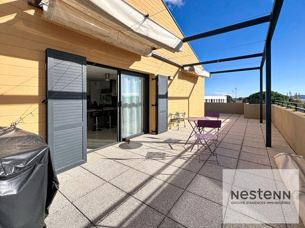 À vendre : Appartement duplex 4 pièces avec terrasse à Saint Georges d'Orques - 2 parkings
