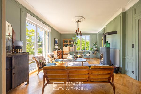 Maison de ville bourgeoise rénovée et son jardin