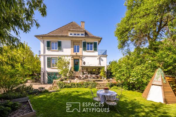 Maison de ville bourgeoise rénovée et son jardin