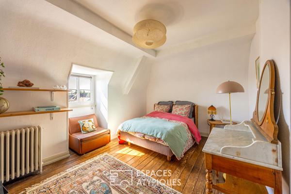 Maison de ville bourgeoise rénovée et son jardin