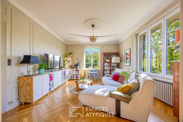 Maison de ville bourgeoise rénovée et son jardin