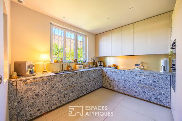 Maison de ville bourgeoise rénovée et son jardin