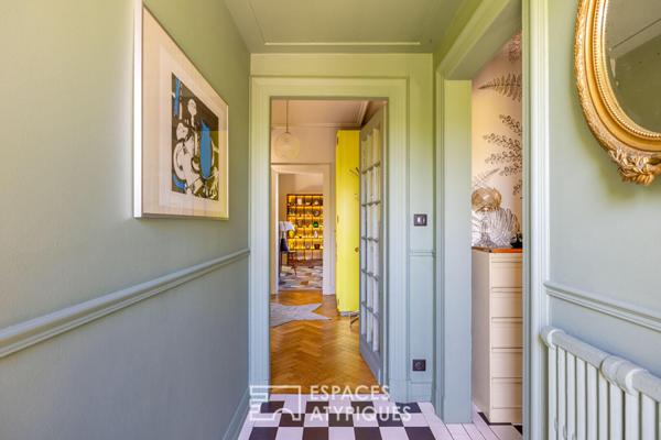 Maison de ville bourgeoise rénovée et son jardin