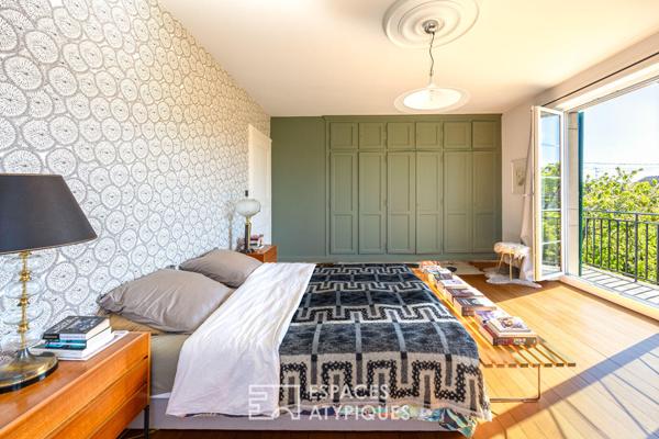 Maison de ville bourgeoise rénovée et son jardin