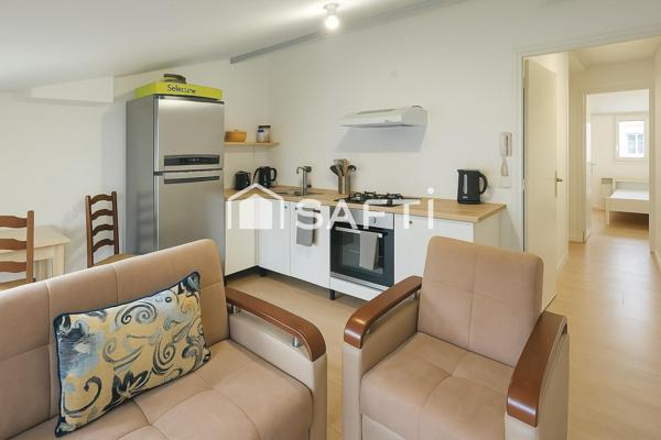 T2 type loft dernier étage avec permis de louer