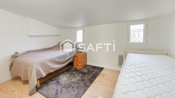 T2 type loft dernier étage avec permis de louer