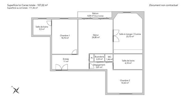 Appartement Paris 7e - CHAMP DE MARS