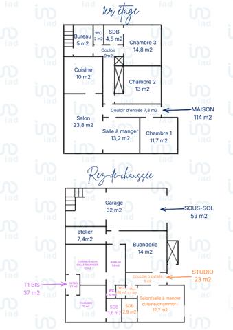 Maison à vendre 4 pièces 188 m² Decazeville