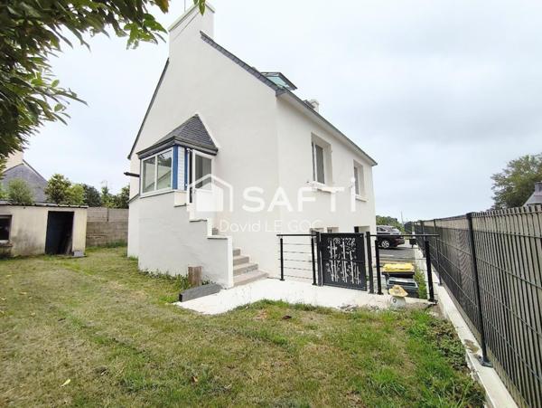 St evarzec maison individuelle rénové entierement toiture neuve sous-sol total, Proximité bourg