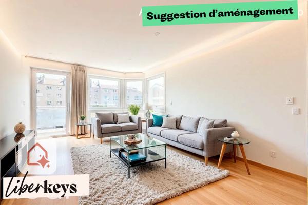 Appartement T3 75m² + terrasse 15m² sans vis-à-vis | Gratte-Ciel | Villeurbanne