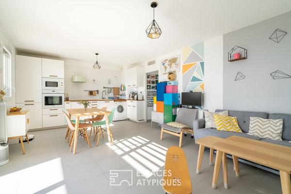 Appartement avec terrasse face à la mer