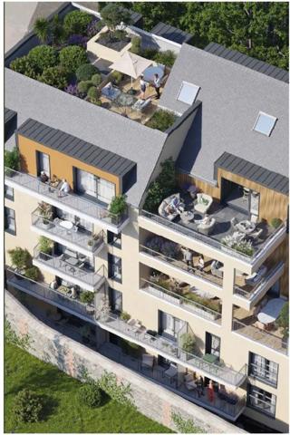 appartement T5 à vendre ROUEN droite (76) surface 127.16 m2 + terrasse 27.40 m2 + 2 park s-sol.
