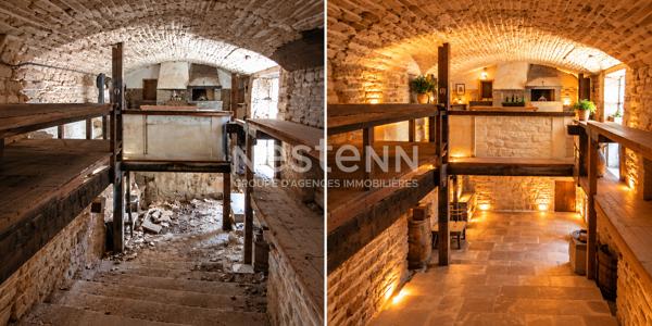 Maison en pierre à rénover -148 m² de potentiel, cave voûtée et 2 659 m² de terrain à Crenay