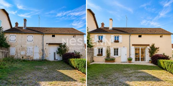 Maison en pierre à rénover -148 m² de potentiel, cave voûtée et 2 659 m² de terrain à Crenay