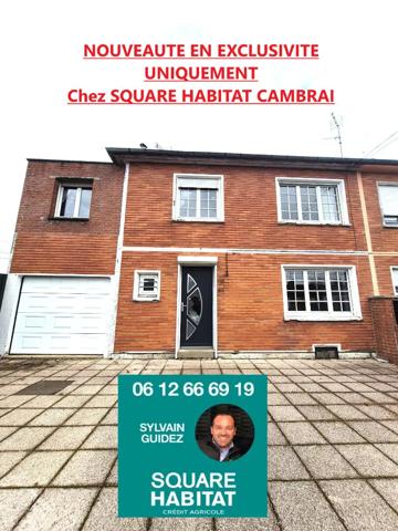 Maison à vendre 6 pièces 93m² Cambrai (59400)