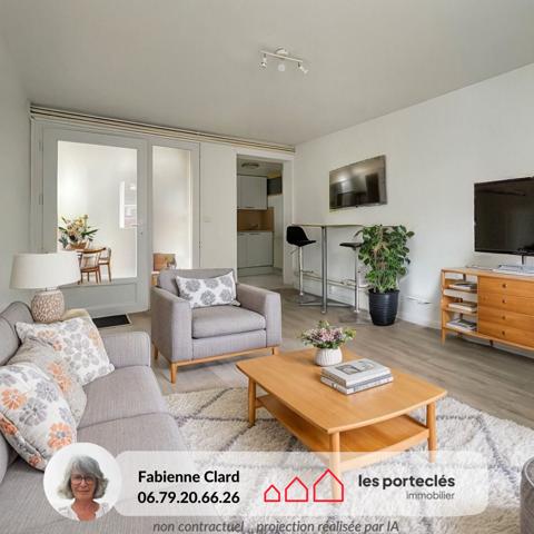 Charmant studio, résidence sécurisée, quartier Jouvenet - Gare