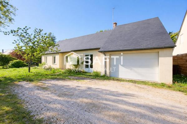 Plain pied 3 chambres + 1 bureau