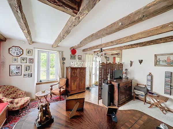 Maison en pierre rénovée 4 chambres avec dépendances sur grand terrain au coeur du Bourg de Plumaudan