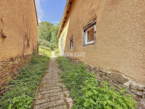 Maison en pierre rénovée 4 chambres avec dépendances sur grand terrain au coeur du Bourg de Plumaudan