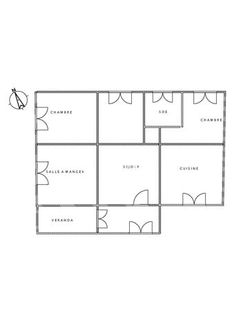 Maison 3 pièces - 70 m²