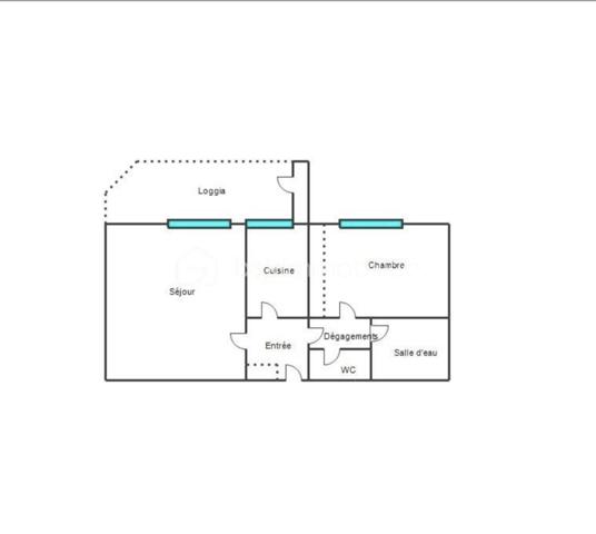 Appartement de 52,34 m²