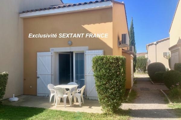EXCLUSIVITE - VILLA T2 34 M².  MEUBLÉE (LMNP). JARDIN. PARKING.