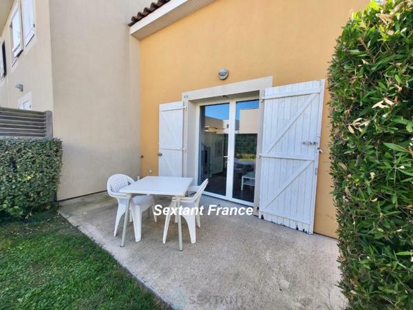EXCLUSIVITE - VILLA T2 34 M².  MEUBLÉE (LMNP). JARDIN. PARKING.