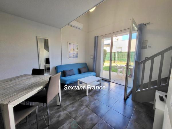 EXCLUSIVITE - VILLA T2 34 M².  MEUBLÉE (LMNP). JARDIN. PARKING.