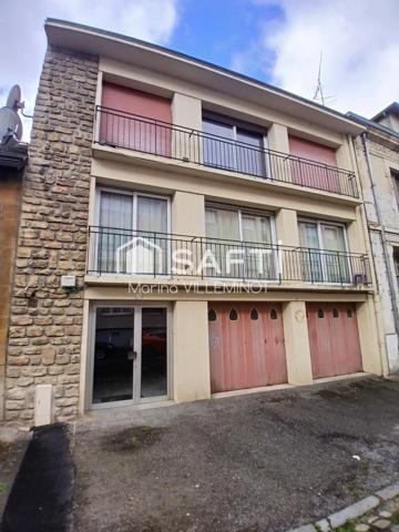 immeuble de 2 appartements avec caves et garages