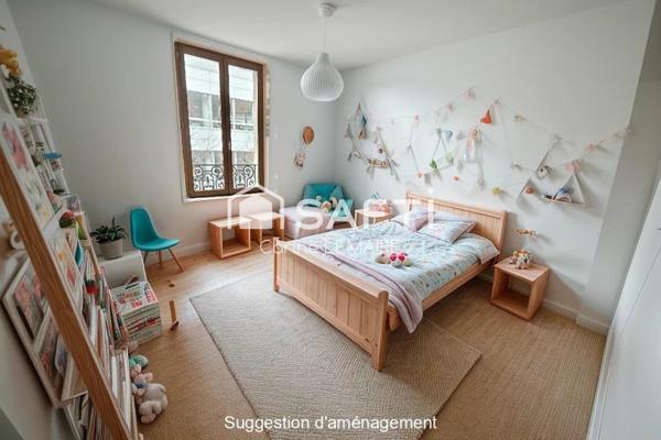 Appartement T4 rénové à Gentilly