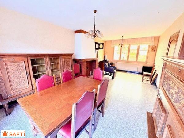 Beuvrages – Maison semi individuelle avec garage et jardin