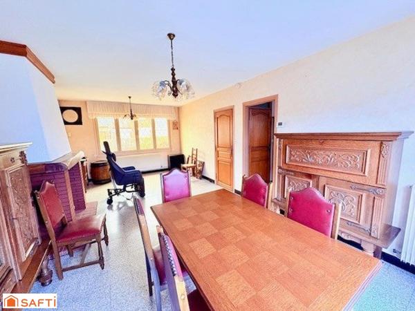 Beuvrages – Maison semi individuelle avec garage et jardin