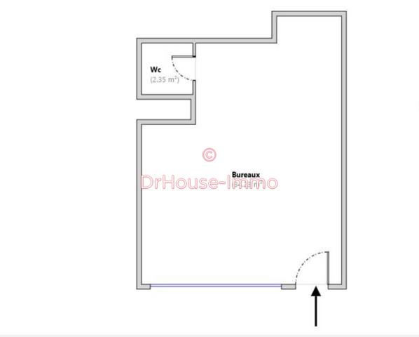 Commerce à vendre 1 pièce de 37 m²