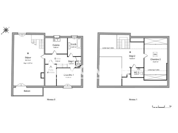 Location Appartement 3 pièces 113.54 m² - 22 RUE D ALSACE Jarville La Malgrange 54140