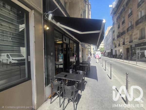Restaurant à vendre 30 m² Paris 17