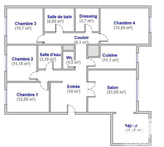 Appartement à vendre 6 pièces 120,75 m² Viry-Châtillon