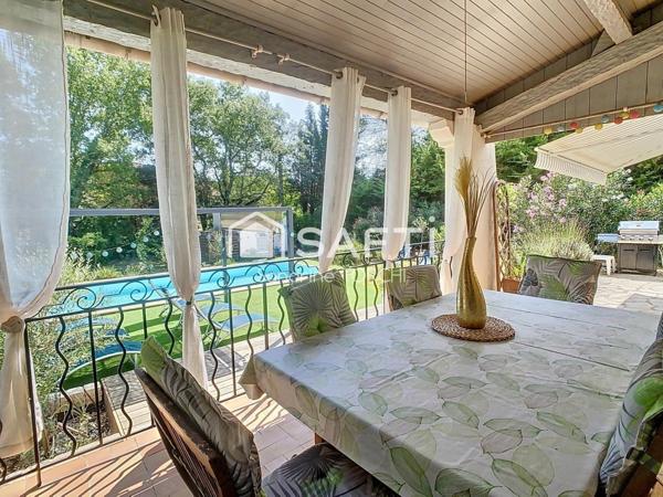 Villa 120m² sur 1400m² de terrain plat avec piscine à Lorgues(83510)