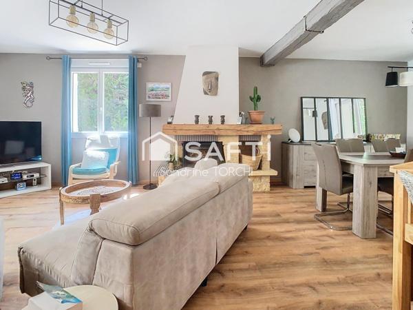 Villa 120m² sur 1400m² de terrain plat avec piscine à Lorgues(83510)