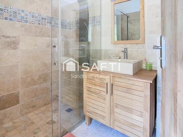 Villa 120m² sur 1400m² de terrain plat avec piscine à Lorgues(83510)