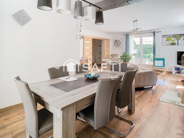 Villa 120m² sur 1400m² de terrain plat avec piscine à Lorgues(83510)