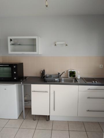 Appartement T2 Meublé Rouen Gauche avec balcon