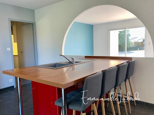 Maison contemporaine avec piscine et jardin paysagé – Ginestet, 7 km de Bergerac